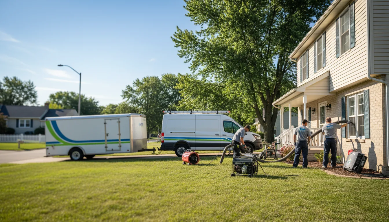 Flooded Basement Restoration And Cleanup With Repair in Modoc, IL near me